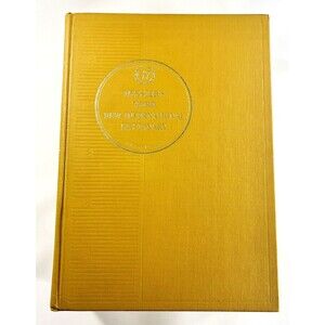 Webster's Third New International Dictionary Unabridged G&C Merriam 1971